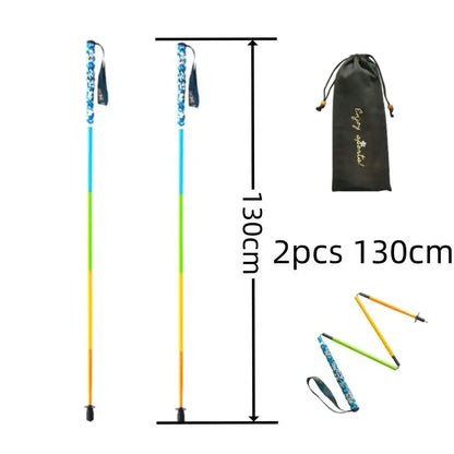 Experience Effortless Hiking with Ultralight Carbon Fiber Trekking Poles
