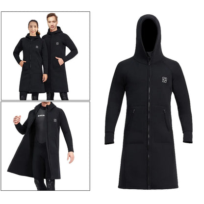 Waterproof Hooded Neoprene Dive Coat
