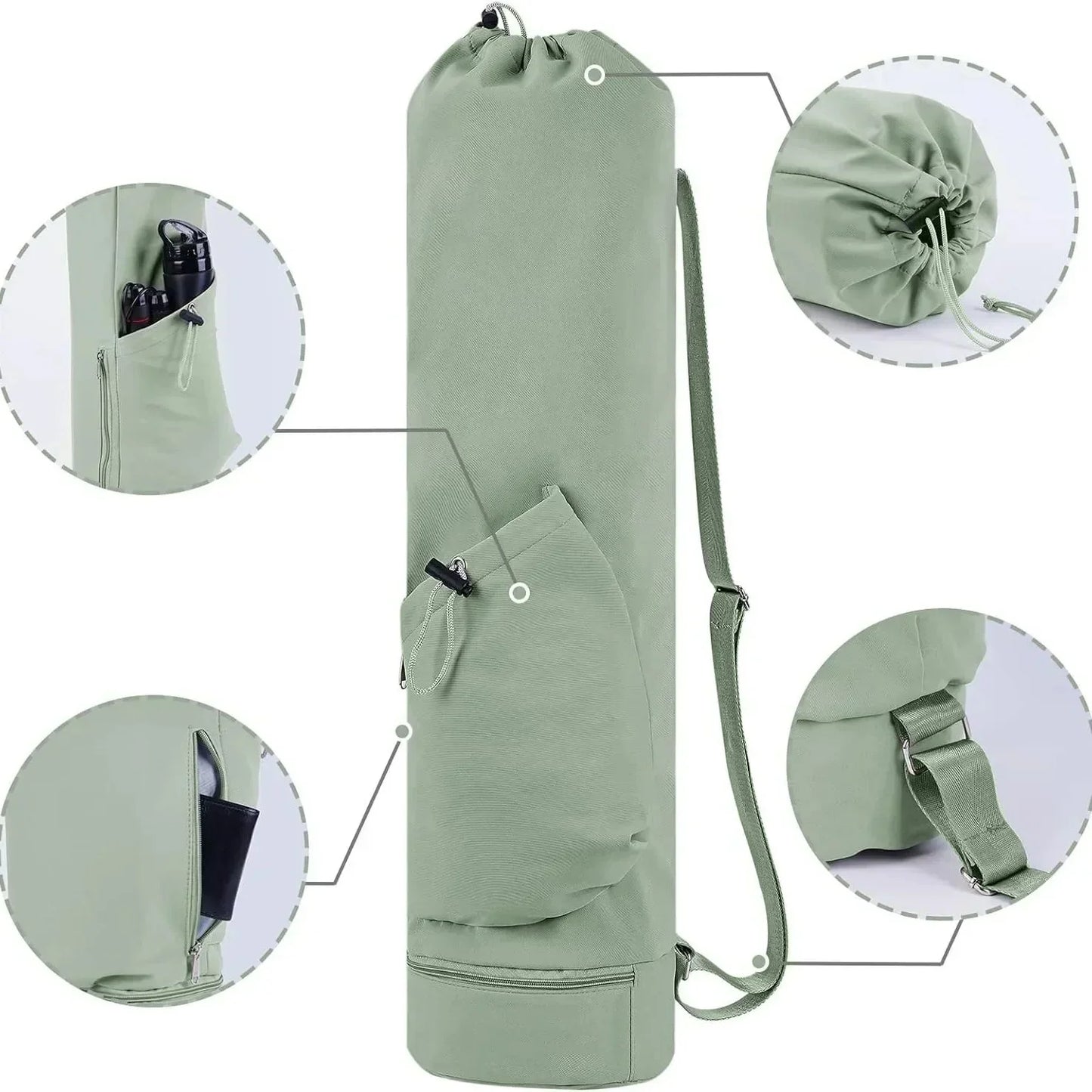 Yoga Mat Bag & Water Bottle Bag