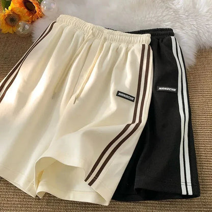 Striped Wide Leg Shorts