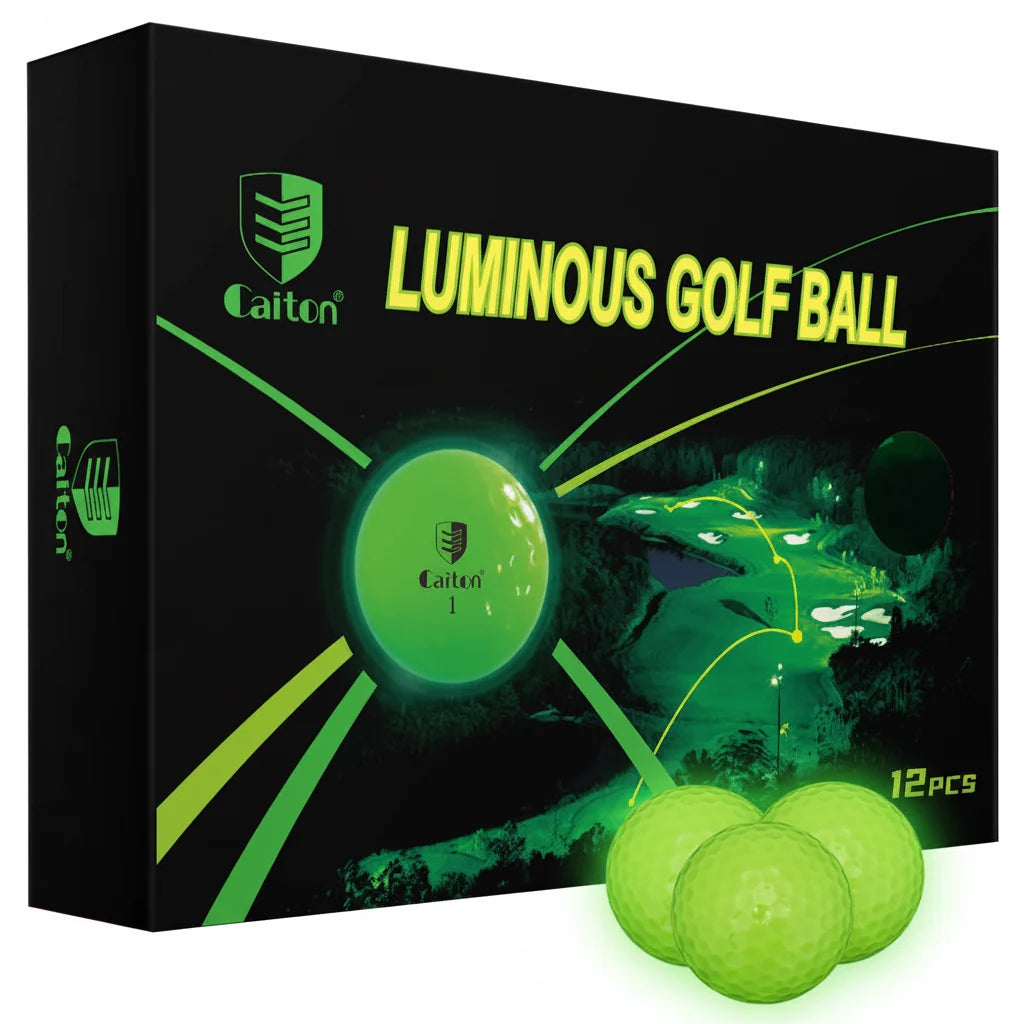 Caiton Glow Golf Balls: Long-Lasting Luminous for Night