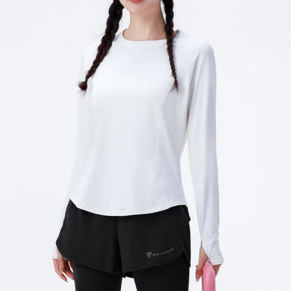 Women’s Loose Fit Long Sleeve Yoga T-Shirt