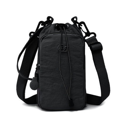 Portable Water Bottle Carrier with Phone Pocket & Strap