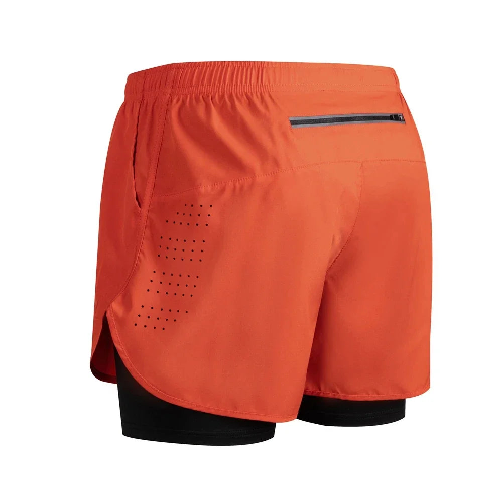 Reflective Men's 2-in-1 Running & Training Shorts