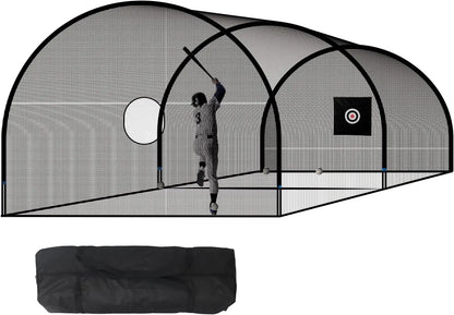 Baseball & Softball Hitting Cage Net and Frame