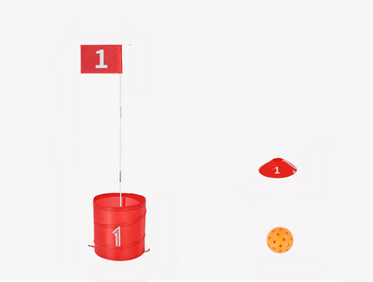 Portable Bucket Golf Game: Outdoor Backyard Chipping Set