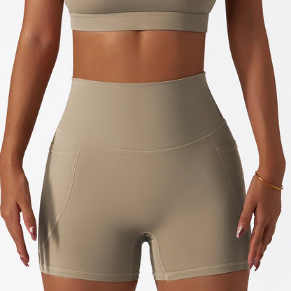 High Waisted Yoga Shorts for Women