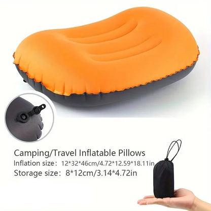Portable Backpacking Pillow with Lumbar Support