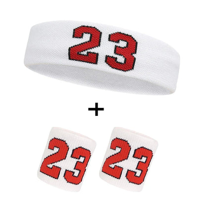 Cotton Sports Headband with Wrist Guard