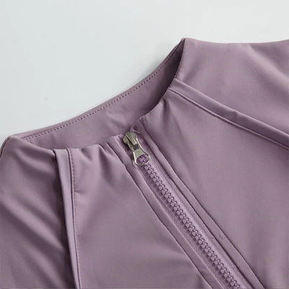 Slim Fit Yoga Long Sleeve Workout Top with Thumb Holes