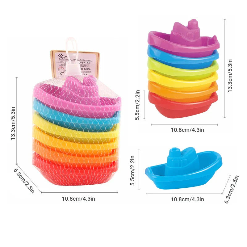 Learning Through Play  Colorful Floating Ship for Kids