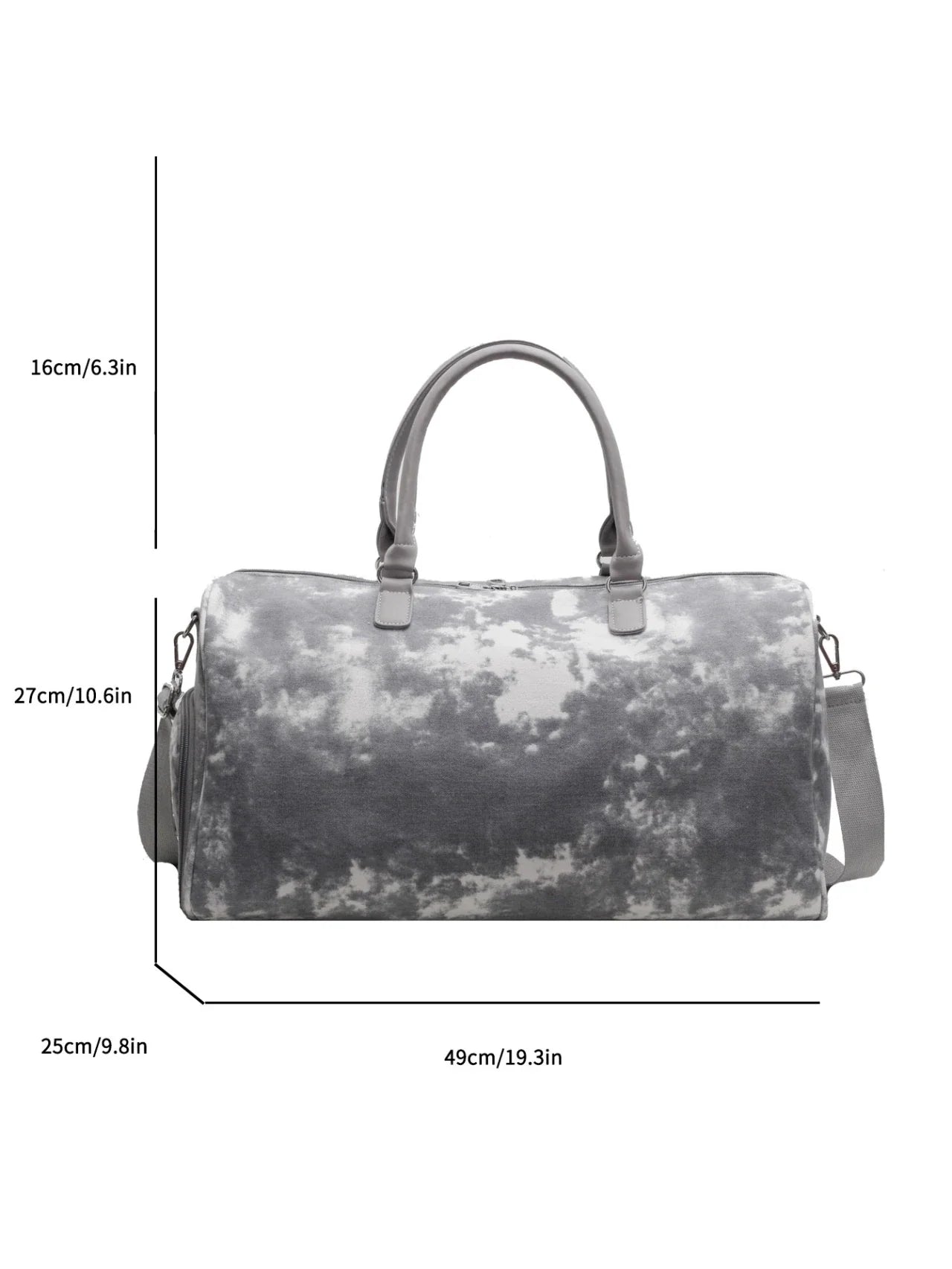 Travel Bag with Shoe Storage & Crossbody Versatility