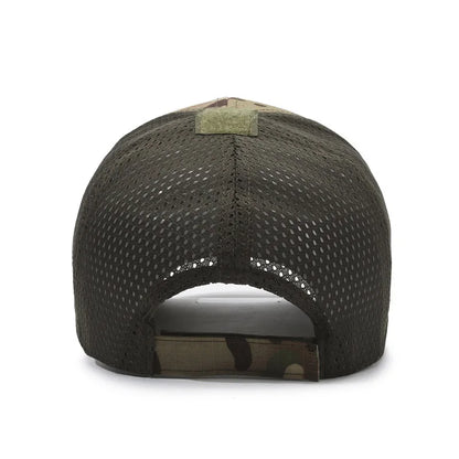 Breathable Tactical Sun Outdoor Half-Net Baseball Cap