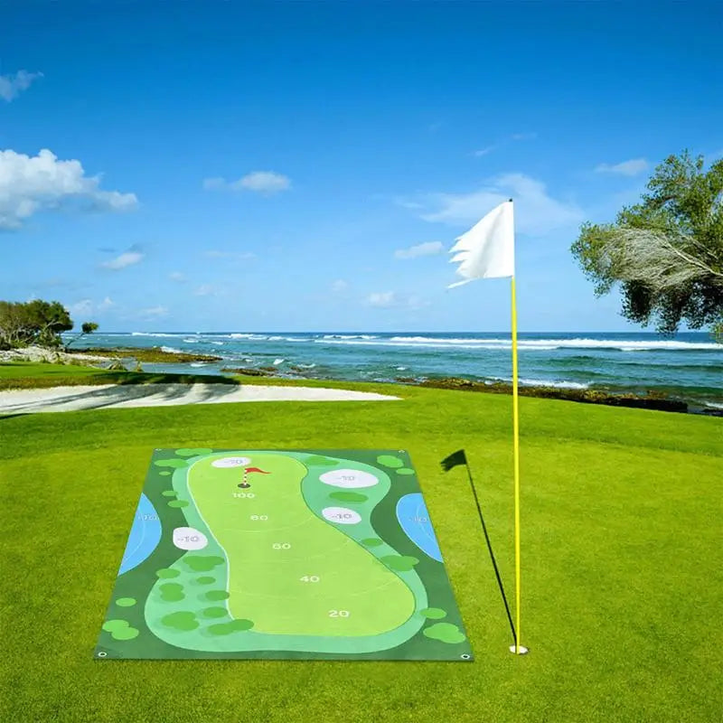 Perfect Your Swing  Golf Practice Mat Set for All Skill Levels