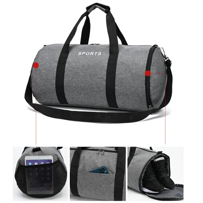 Multifunctional Travel Duffel with Shoe Storage