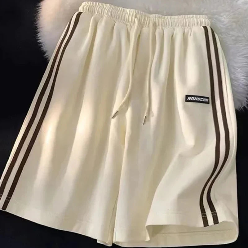 Striped Wide Leg Shorts