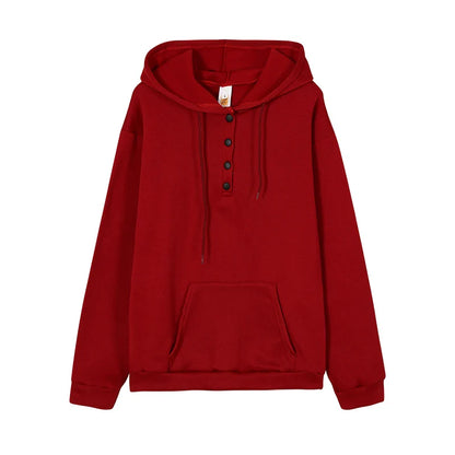 Cozy and Casual  Women's Hooded Sweatshirt