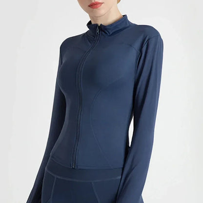 Breathable Workout Jacket with Thumbholes