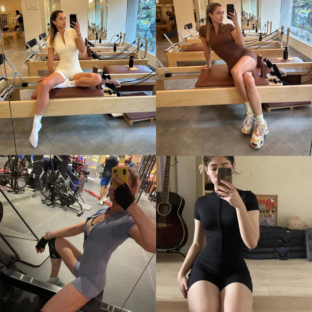 Winter Workout Wear  Cozy Jumpsuit