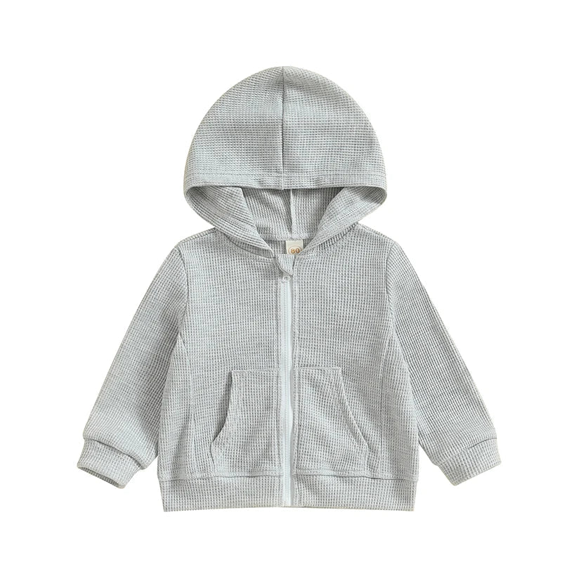 Hoodie Long Sleeve Hooded Zip Up Sweatshirt Jacket for Boys & Girls