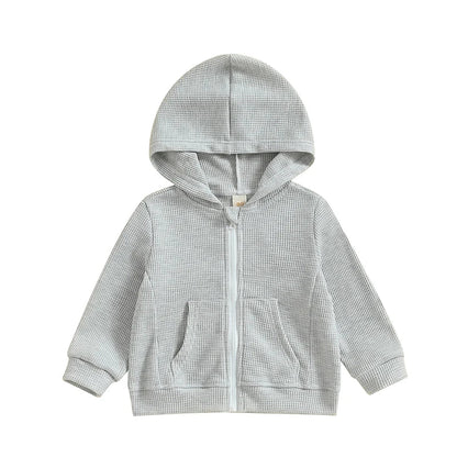 Hoodie Long Sleeve Hooded Zip Up Sweatshirt Jacket for Boys & Girls