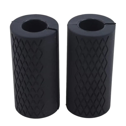 Thick Bar Grips for Dumbbells & Barbells Non-Slip Silicon