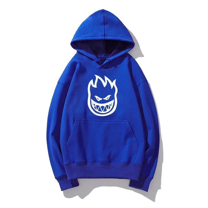 Unisex Printed Letter Hoodies for Outdoor Adventures