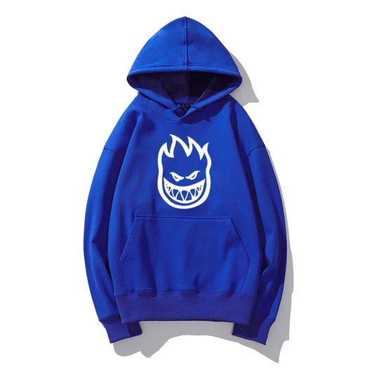 Unisex Printed Letter Hoodies for Outdoor Adventures