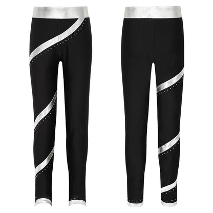 Girls' Figure Skating Leggings