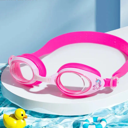 Waterproof Anti Fog Kids Swim Goggles and Cap