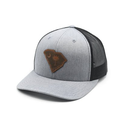 SC State Flag Leather Patch Hat