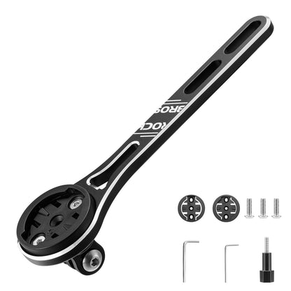 Bike Aluminum Computer Mount  compatible with Garmin, Wahoo, Bryton, and GoPro