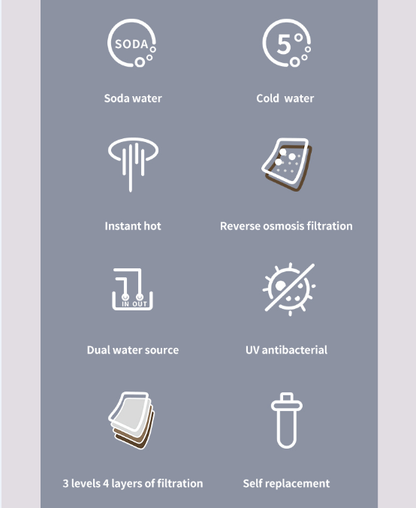 Countertop Soda RO Water Purifier