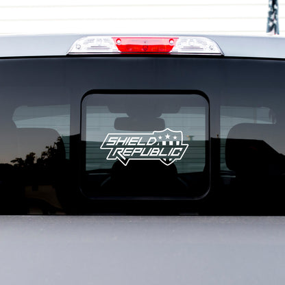 Stacked Logo Vinyl Decal