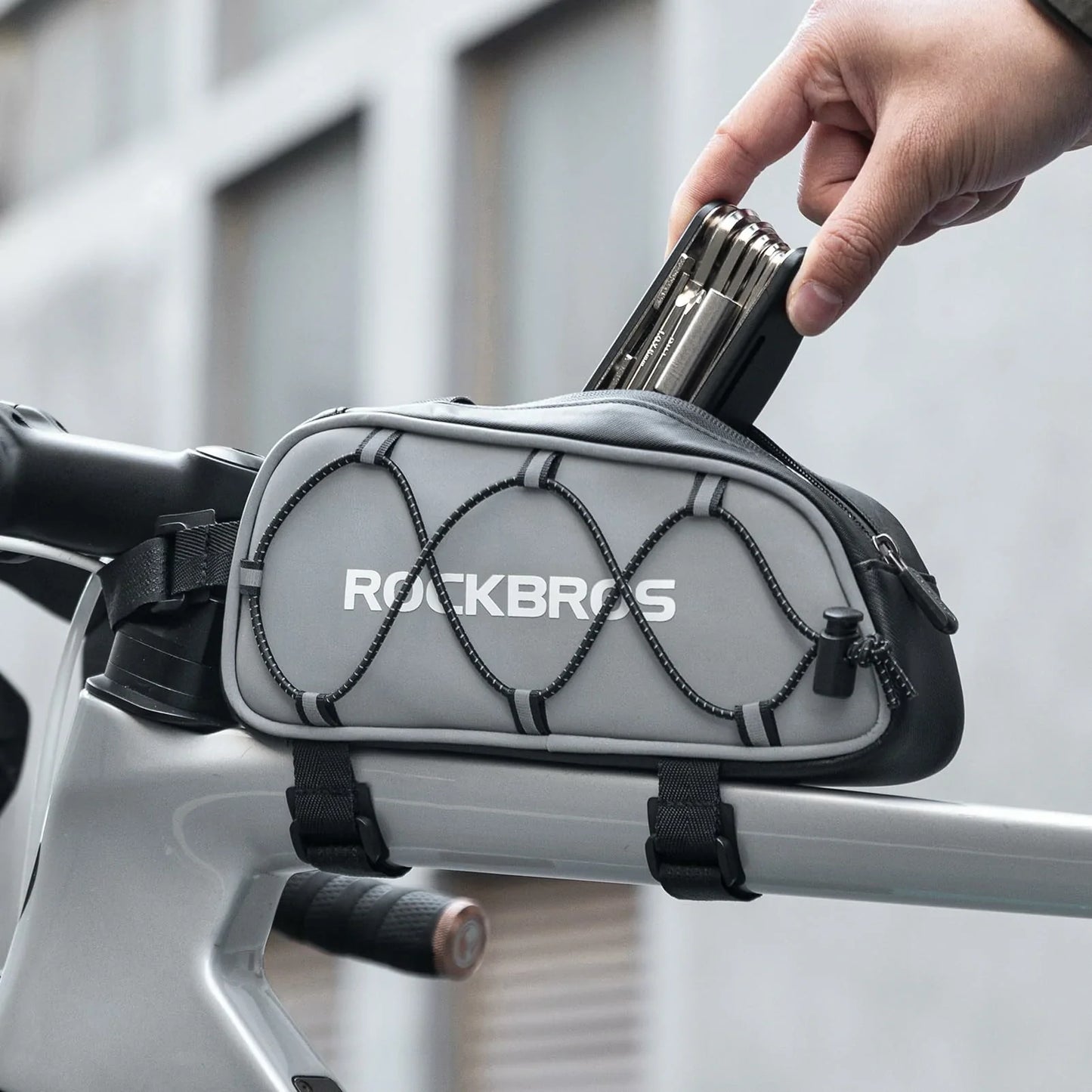 Bike Frame Bag Compatible with iPhone 14/13/12 Pro Galaxy S22/S21
