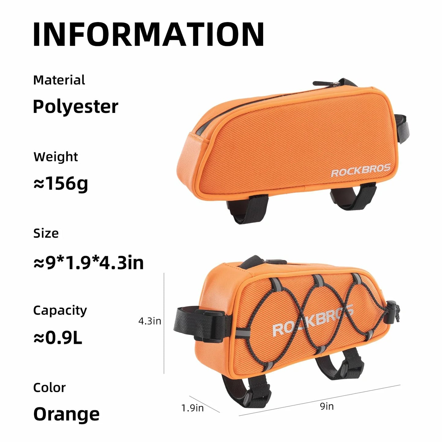 Bike Frame Bag Compatible with iPhone 14/13/12 Pro Galaxy S22/S21