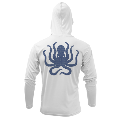 Lake Travis Freshwater Born Kraken Men's Long Sleeve UPF 50+ Dry-Fit Hoodie