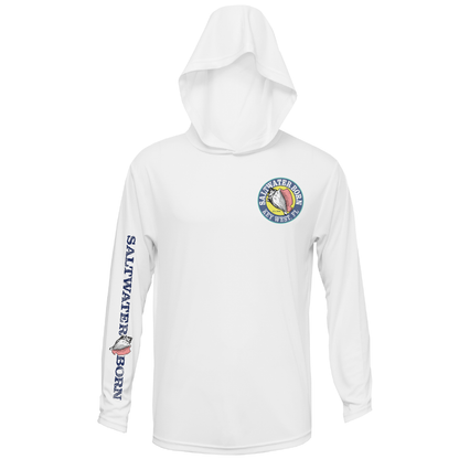 Key West, FL Realistic Turtle Long Sleeve UPF 50+ Dry-Fit Hoodie