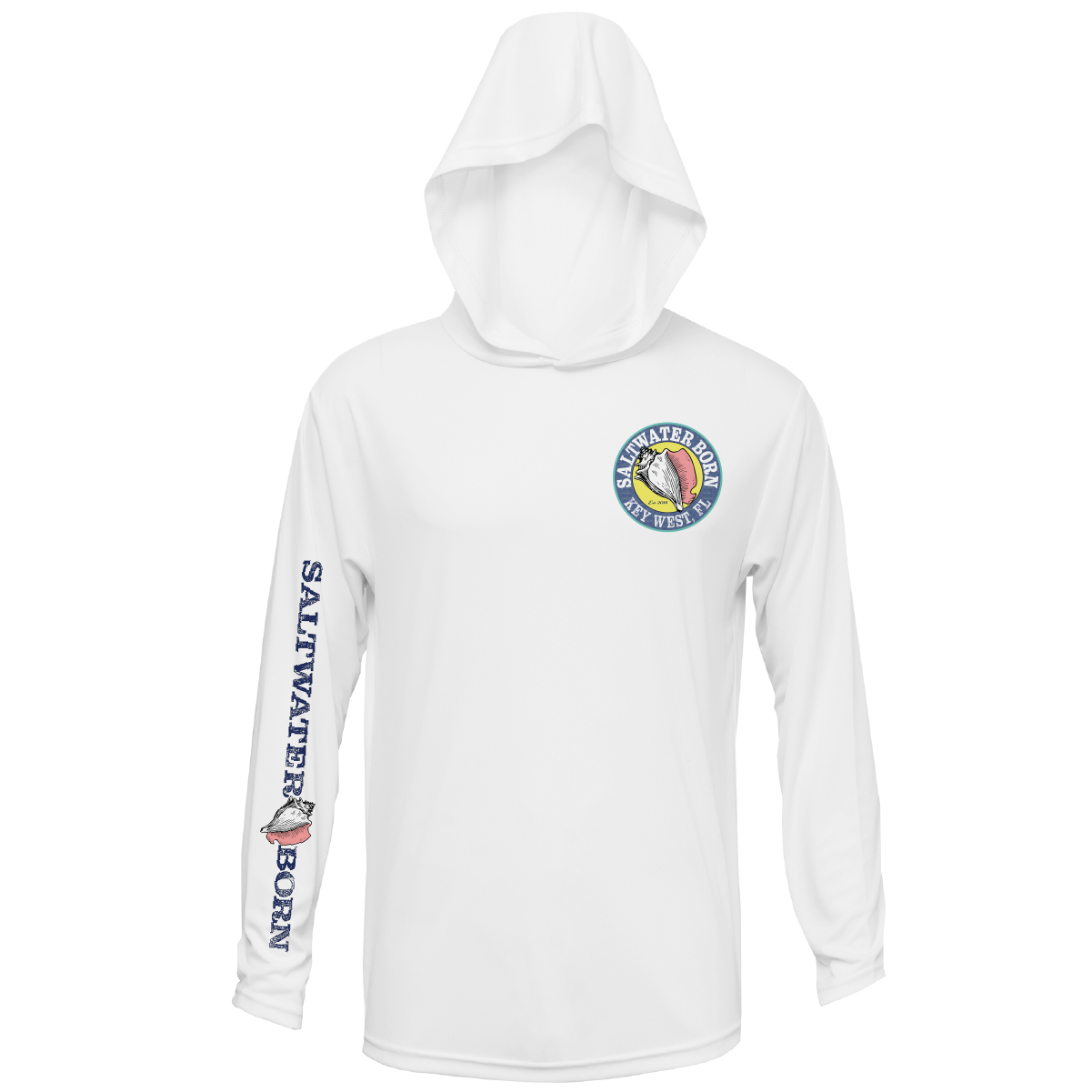 Key West, FL Marlin Long Sleeve UPF 50+ Dry-Fit Hoodie