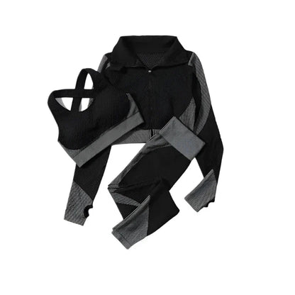 Yoga Leggings & Top Set Workout Clothes Gym Wear