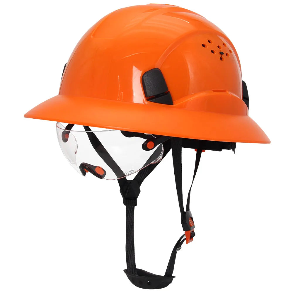 Stay Safe, Work Smart: Safety Helmet with Goggles