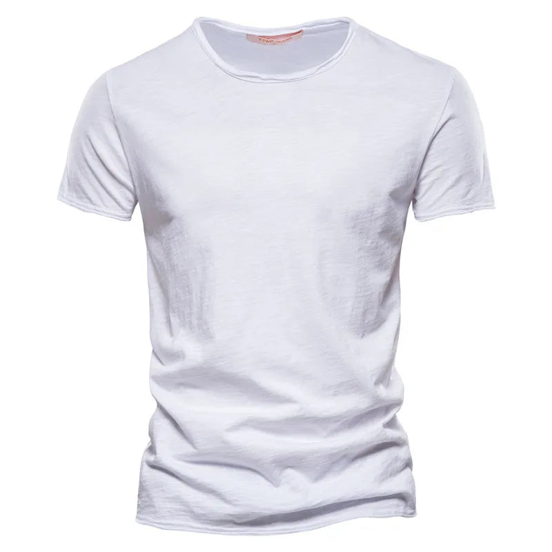 Men's Soft Cotton Casual Slim Fit Summer T-Shirt