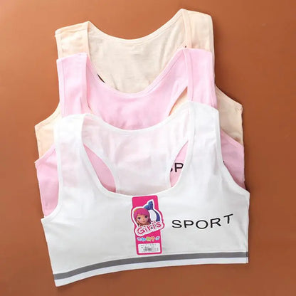 Youth Girls  Adjustable Sports Bras