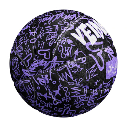 Outdoor Durable Basketball with Pump and Net