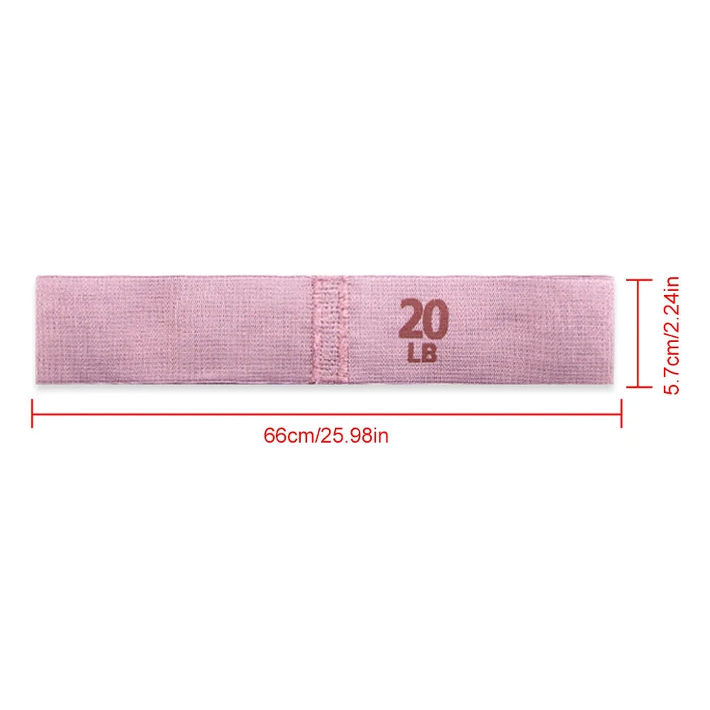 Anti-Slip Hip Resistance Bands Glute & Thigh Fitness Strips