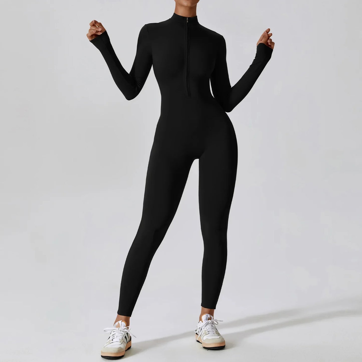 Winter Workout Wear  Cozy Jumpsuit