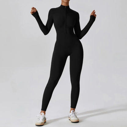 Winter Workout Wear  Cozy Jumpsuit