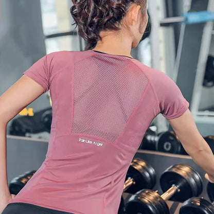 Women's Mesh Sports T Shirts for Active Living