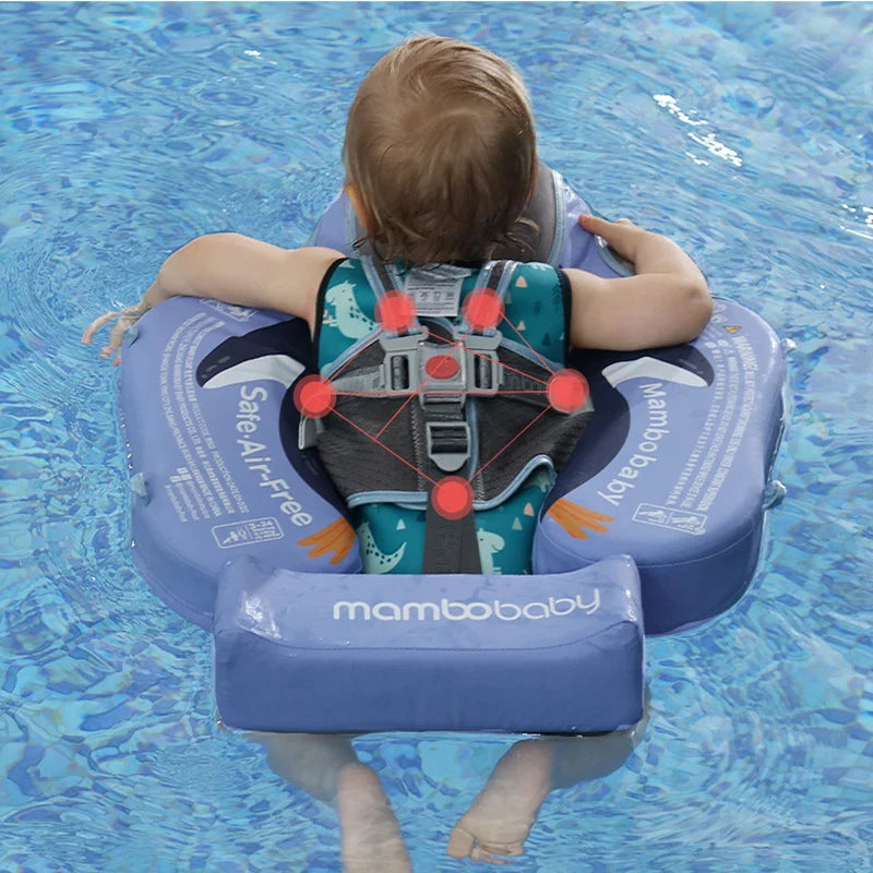 Durable and Safe Non-Inflatable Leather Baby Float