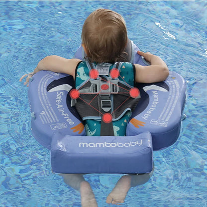 Durable and Safe Non-Inflatable Leather Baby Float